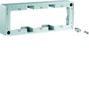Opbouwbehuizing 3-v, berker Q.1 alulook
