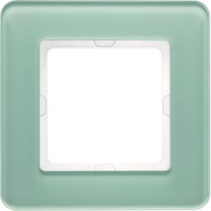 Afdekraam 1-v, berker Q.7 Glas polarwit