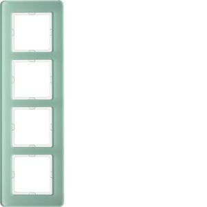 Afdekraam 4-v, berker Q.7 Glas polarwit