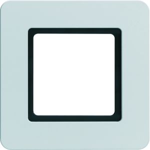 Afdekraam 1-v, berker Q.7, aluminium, ge