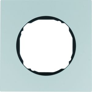 Afdekraam 1-v, vlak, berker R.8, alumini