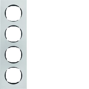 Afdekraam 4-v., vlak, berker R.8, edelst