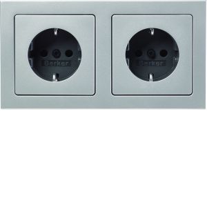 WCD RA 2-v met afdekraam, berker Q.3, al