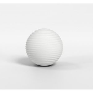 Tacoma Ribbed Glass, White (Opal)