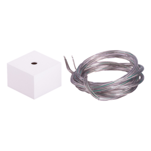 Viereckige Rosette 60x40 Weiß + PVC + PV