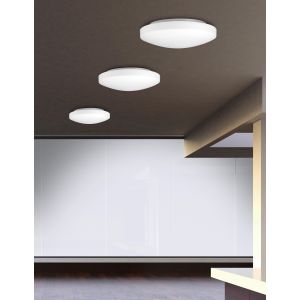 IVI Ceiling Light IP44 White Opal Glass