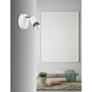 BASE Matt White Metal LED GU10 1x5 Watt