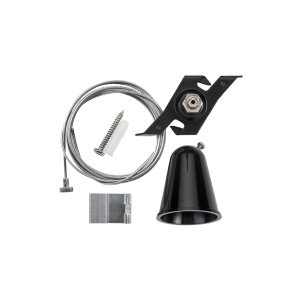 ShopLine Rail 3 Fasen pendelkit zwart 5m