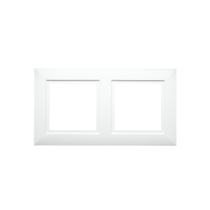 Soft Square Frame 2x wit