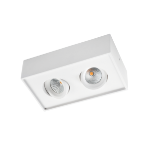 GYRO CUBE DIMTOWARM WIT 2X6W LED 2000-28