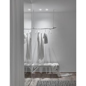 ENZO Sandy White Aluminium LED GU10 1x10