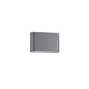 SOHO Dark Gray Alum. Glass Diffuser LED
