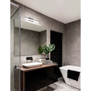 VANESE Chrome Aluminium & Acrylic LED 12