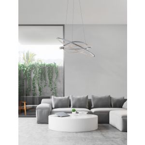 LIVORNO Chrome Aluminium & Acrylic Adjus