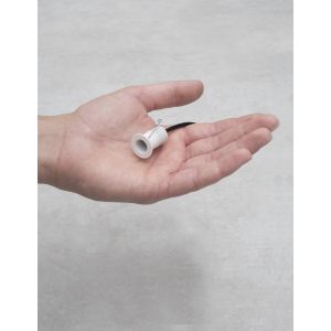 TINY White Aluminium 1W 3V Philips D:2.2