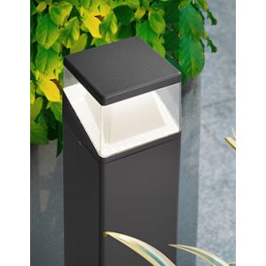 LOCK Dark Gray Alum. White & Clear LED 1