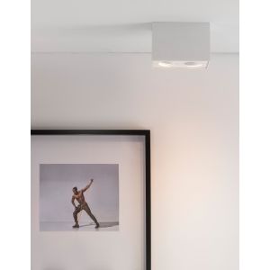 RENDE Sandy White Aluminium LED GU10 2x1