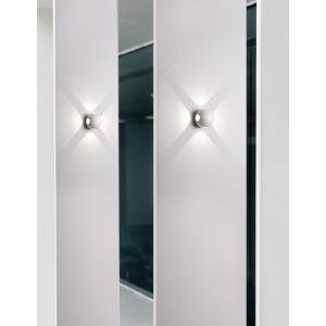COMO Sandy White Alum. & Glass LED 4x1 W