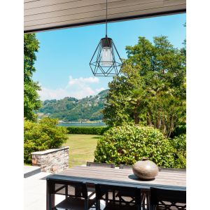 ISIDORA Black Aluminium Clear Glass E27