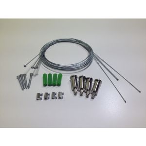 Pendelset RVS staalkabel 1.5m t.b.v. LED