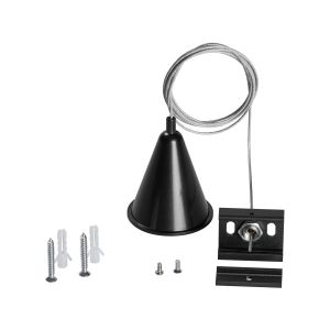 3-Fase rail, pendelset, zwart