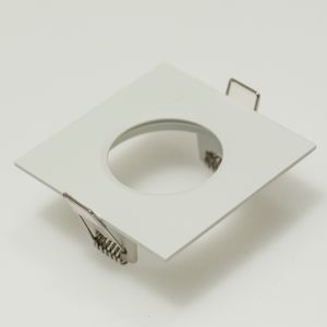 Downlight ring, vierkant 82(72)mm, wit