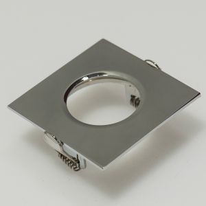 Downlight ring, vierkant 82(72)mm, chrom