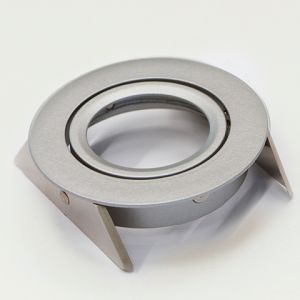 Downlight ring, rond, 87(76)mm, zilver k