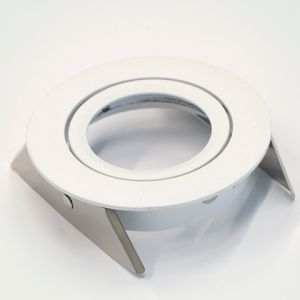 Downlight ring, rond, 87(76)mm, puur wit