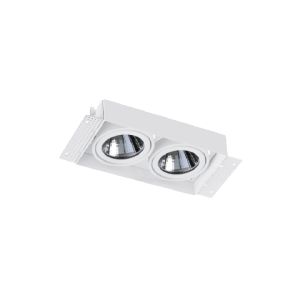 Downlight ring, trimless, 240x120mm, 2-v