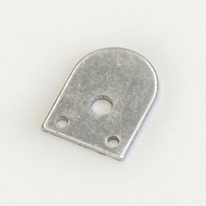Eindkap, aluminium, met draaddoorvoer, P