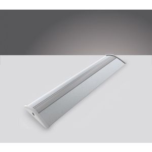 Al profiel, vloer/ 2m, Transparante lens