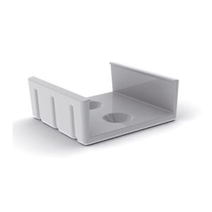 Montagebeugel slimline breed 8mm, PVC