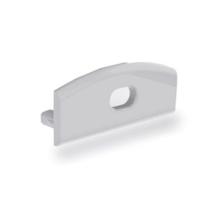Eindkap slimline breed 8mm, met draaddoo