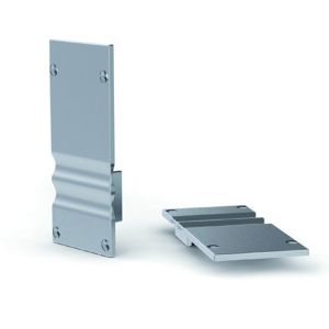 Eindkap Powerline Slim 30, Aluminium