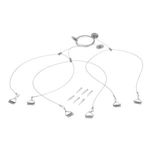 Pendelset 3 x staalkabel / 150 cm, t.b.v