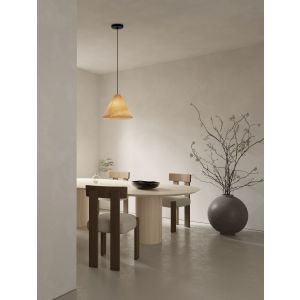 ELYSIAN Natural Wood & Black Cable LED