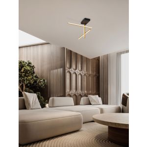 Antama Triac Dimmable Sandy Black & Gol