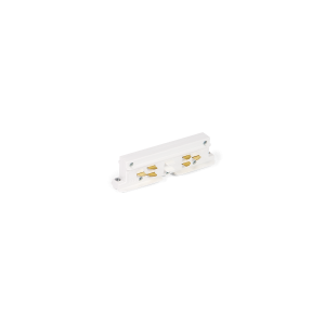 STRAIGHT CONNECTOR 3 PHASE WHITE