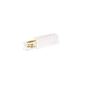 END FEED 3 PHASE LEFT WHITE INCL CABLE G