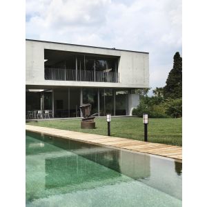 STONE Black Aluminium & Acrylic LED E27