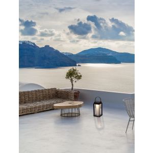 VERHAL Black Aluminium & Clear Glass LED