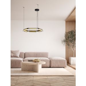 Apnea Triac Dimmable Sandy Black & Gold