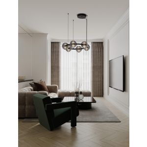 Las Triac Dimmable Sandy Black & Gold Me