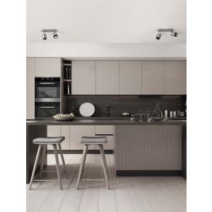 Ison Satin Nickel Metal LED GU10 2x10 Wa