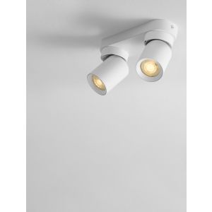 Amecy Sandy White Aluminium LED GU10 2x