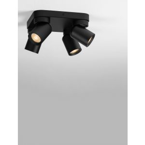 Amecy Sandy Black Aluminium LED GU10 4x