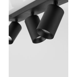 TOD Sandy Black Aluminium LED GU10 3x10