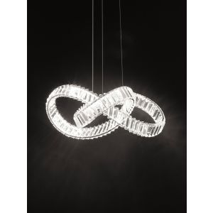 CONCETO Chrome Metal & Crystal LED 50W 2