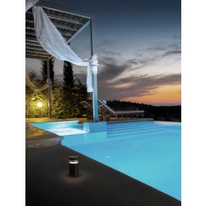TALA Black Aluminium & Acrylic LED 12 Wa